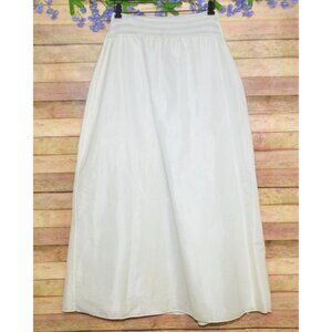 Vintage Sydney Bush White Slip Crinoline Petticoat Size 14 Elastic Waist Tulle